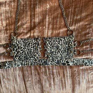 Custom Disco Disiac denim top